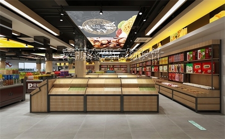 南京果润生鲜超市设计案例图片